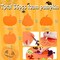 Max Fun 312PCS Halloween Pumpkin Shape Foam Stickers Glitter Set DIY Self-Adhesive Halloween Craft Kit for Kids Halloween Decoration